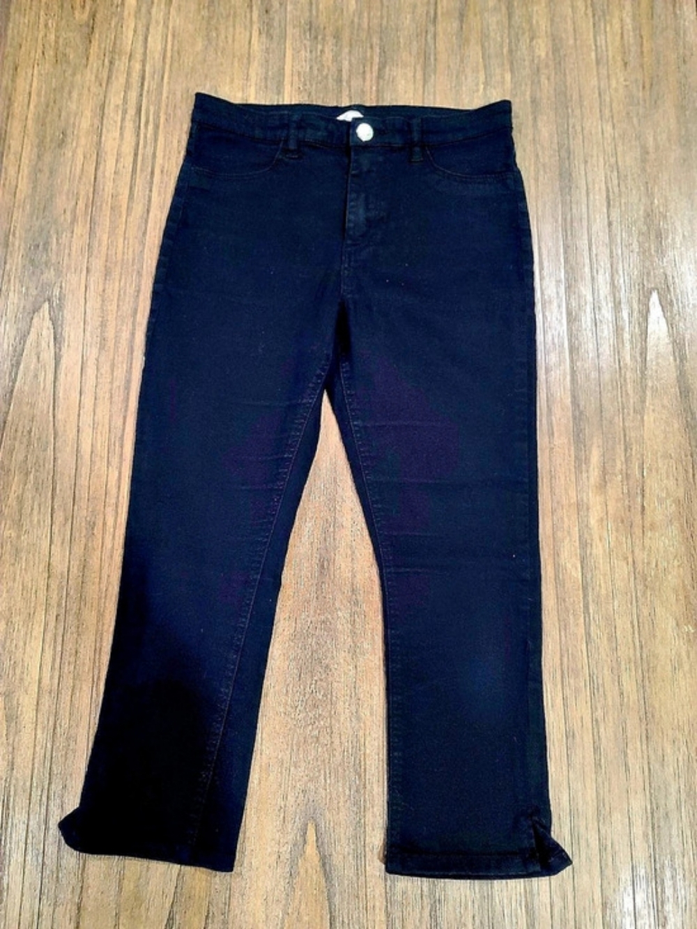 H&M Girls Black Capri Jeans Like New